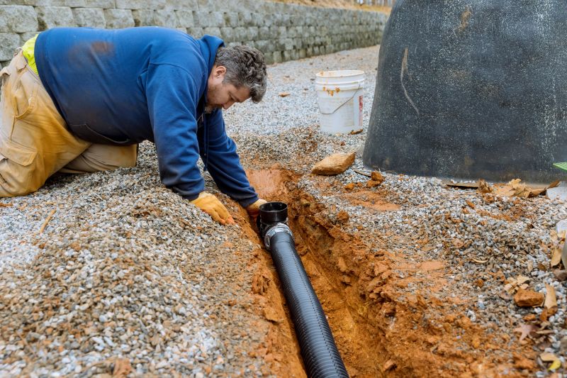 Laundry Drain Installation detail